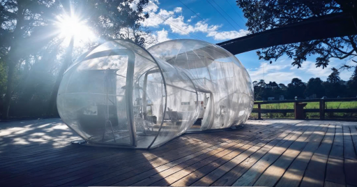 Sky Dome glamping experience attracting travel enthusiasts