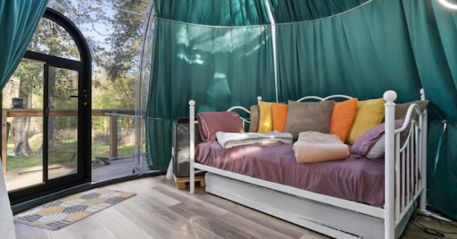 Luxury and budget stargazing domes under the Texas night sky